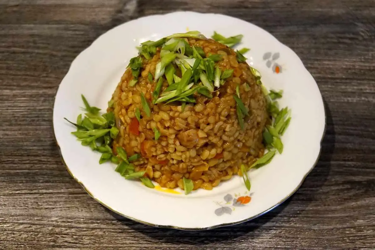 Курица с булгуром