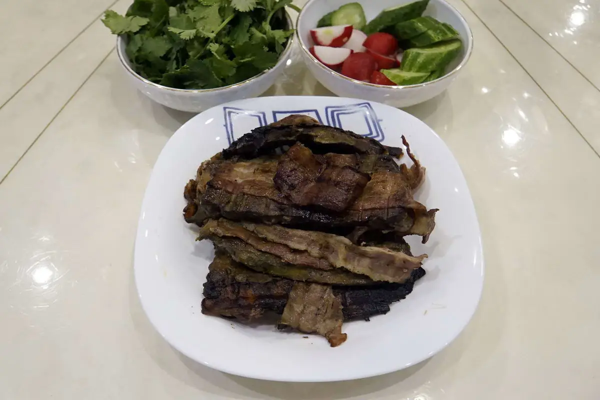 Шашлык из печени