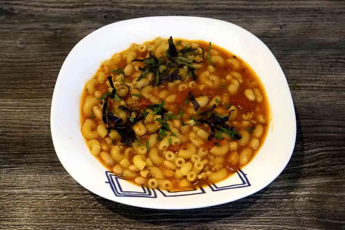 Паста с фасолью