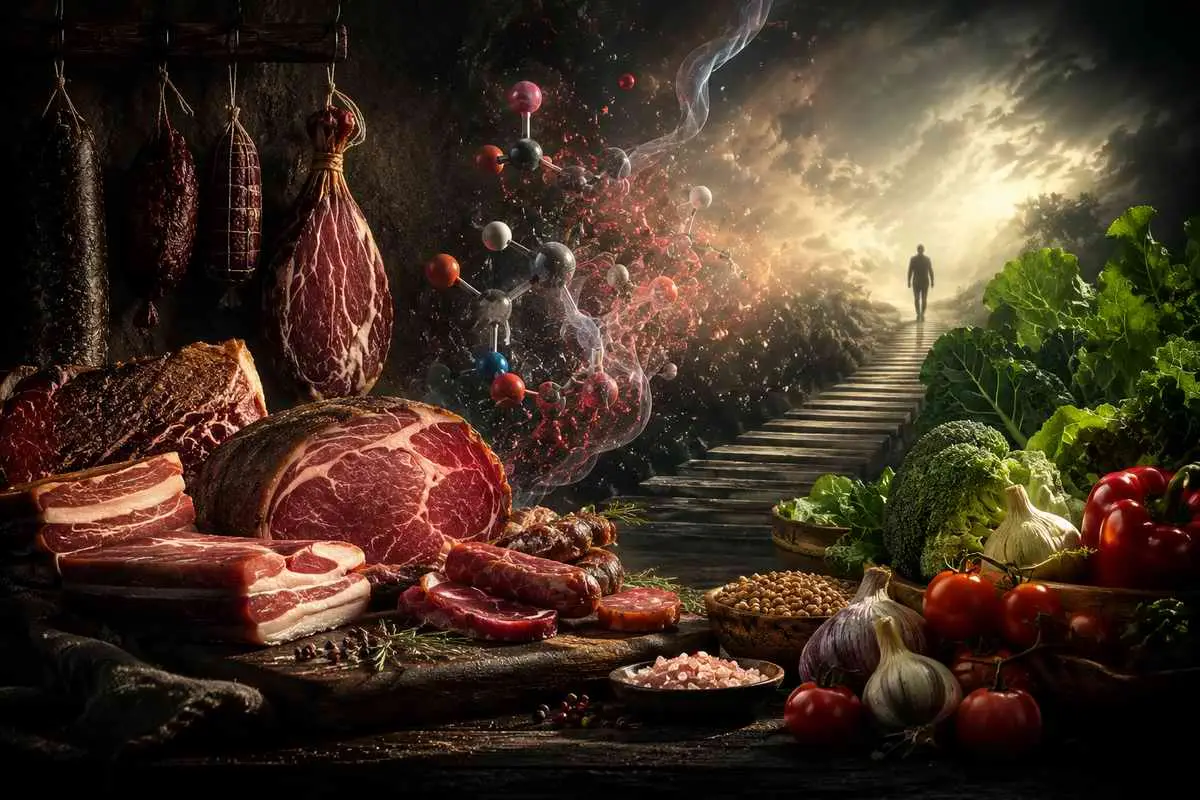 Вяленое и переработанное мясо содержит нитраты и нитриты, однако риск зависит не только от них.