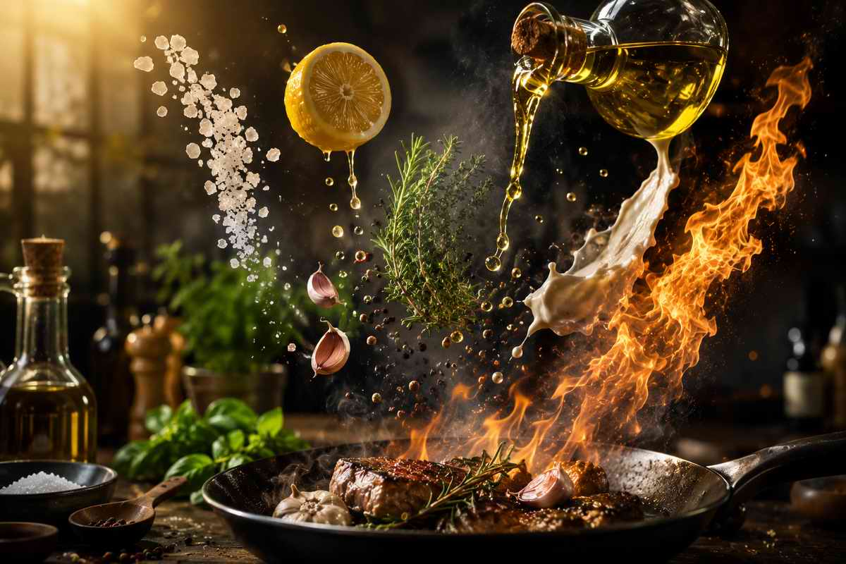 Соль, кислота, жир, тепло: как балансировать вкусы на домашней кухне без рецептов