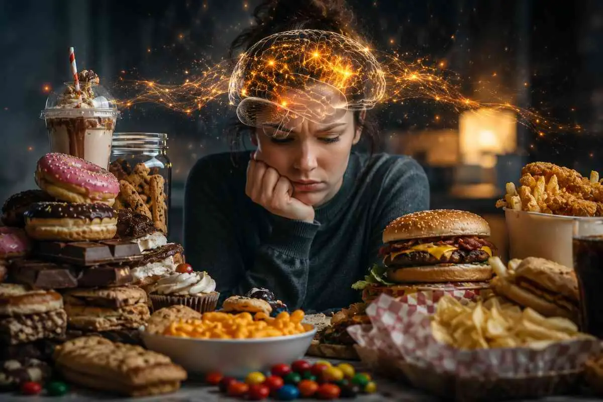 Что такое пищевая зависимость, почему ультрапереработанные продукты вызывают сильную тягу к еде и можно ли избавиться от постоянного желания есть сладкое и фастфуд.