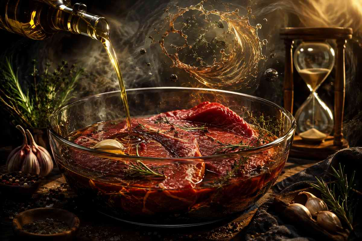 Как правильно замариновать мясо для сочности: кислоты, масло, время