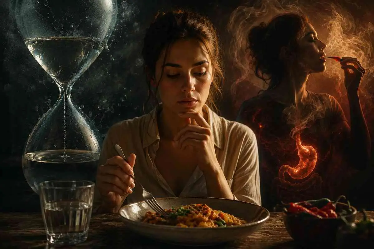 Новое исследование показало, что вода во время еды не всегда помогает есть меньше.