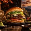 Японцы превратили вкус осени в бургер с маитаке и васаби
